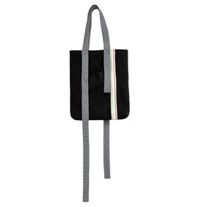 Handmade tote bag use an old wool coat both outside with original pockets 1 of 1